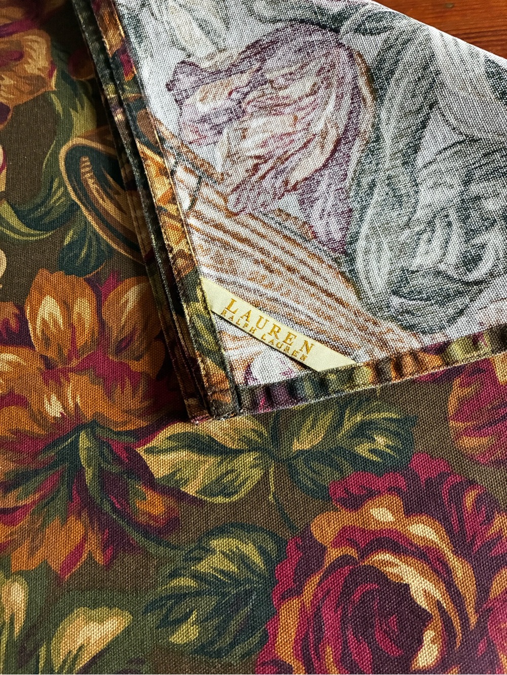 Set of 4 Ralph Lauren Cotton Dinner Napkins